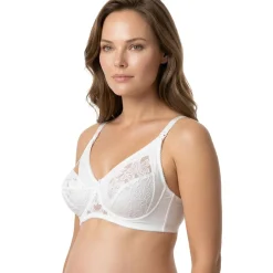 Reggiseno Allattamento Con Pizzo Rebrodè Coppa C Bianco