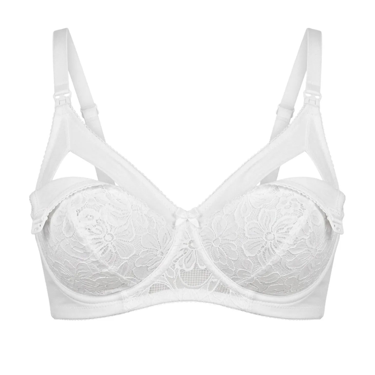 Reggiseno Allattamento Con Pizzo Rebrodè Coppa D Bianco