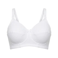 Reggiseno Allattamento Cotone Coppa D Bianco