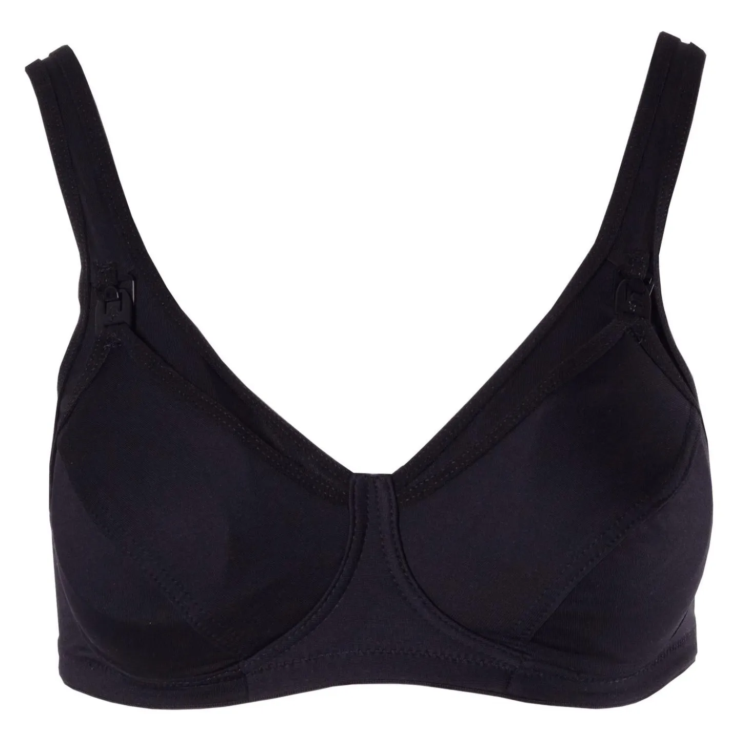 Reggiseno Allattamento Fibra Cava Coppa C Nero