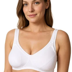 Reggiseno Allattamento Fibra Cava Coppa C Bianco