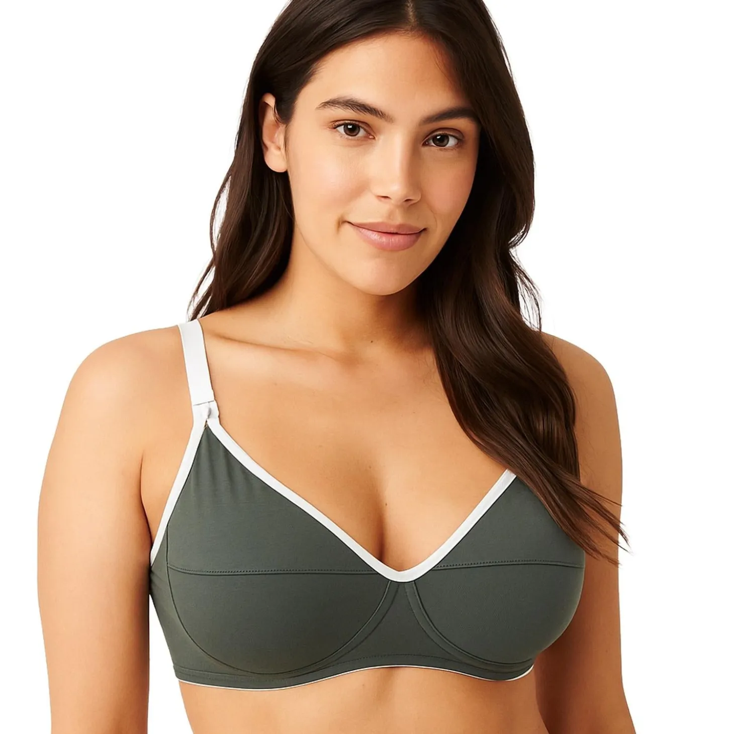 Reggiseno Allattamento Supporto Extra Coppa C Verde Felce