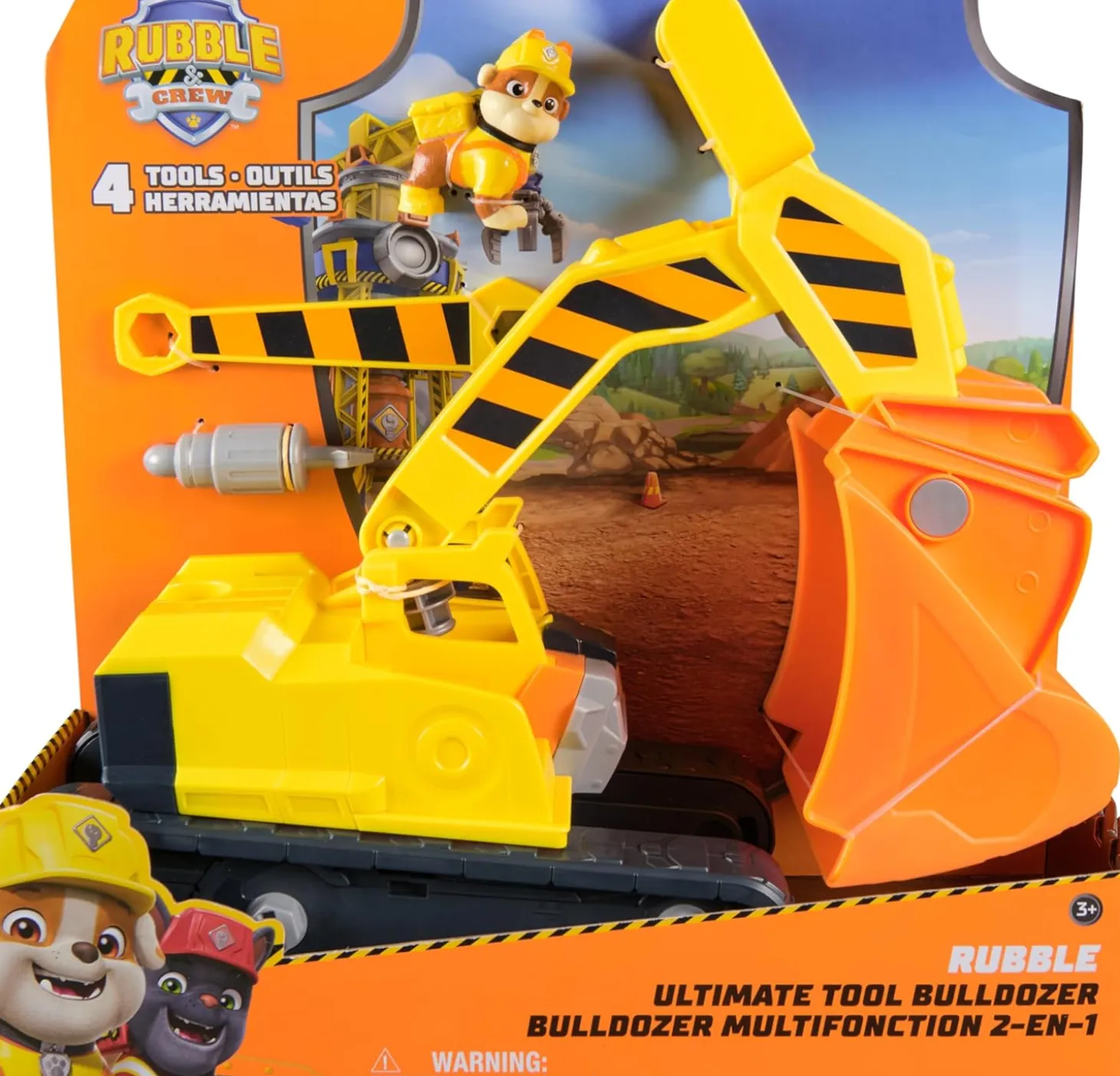 Rubble & Crew Veicolo Deluxe Di Rubble Con Strumenti Rimovibili