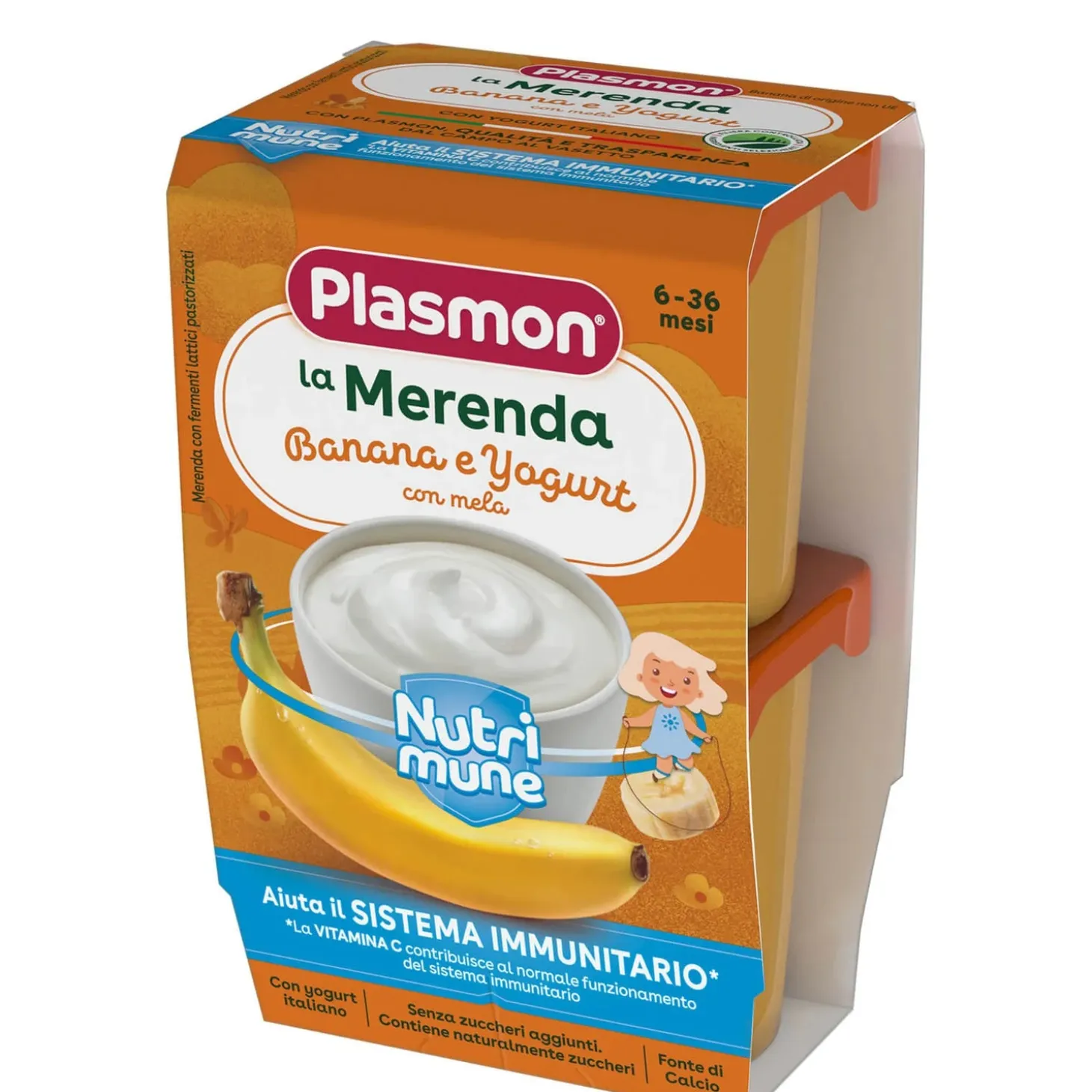 Sapori Di Natura Yogurt Banana: Confezione 2x120 gr