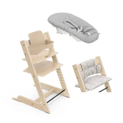 Sedia Tripp Trapp + Baby Set² + Newborn Set + Cuscino