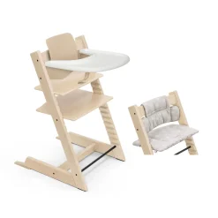 Sedia Tripp Trapp + Baby Set² + Vassoio + Cuscino