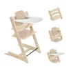 Sedia Tripp Trapp in Rovere + Baby Set² + Vassoio