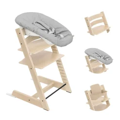 Sedia Tripp Trapp in Rovere + Baby Set² + Newborn Set