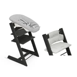 Sedia Tripp Trapp in Rovere + Newborn Set + Cuscino