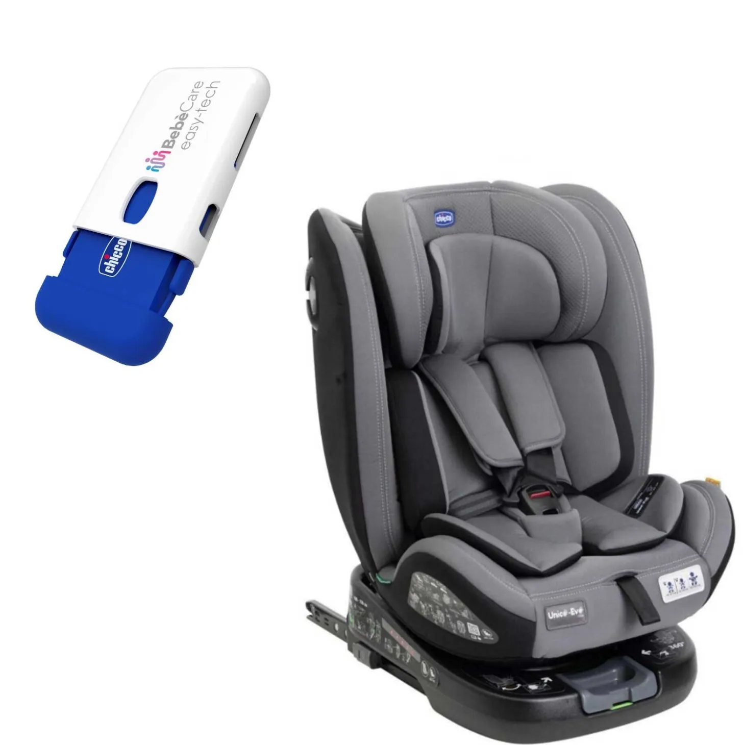 Seggiolino Auto 360 Unico Evo I Size Con Anti Abbandono
