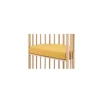 Set cuscini 2 pezzi: seduta e schienale arancio per lettino Wave