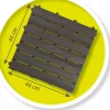 Set Di 6 Pannelli 45 X 45 Cm Per Pavimento Casette