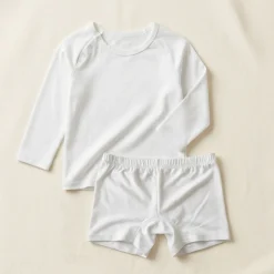 Slip bambina in bamboo bielastico