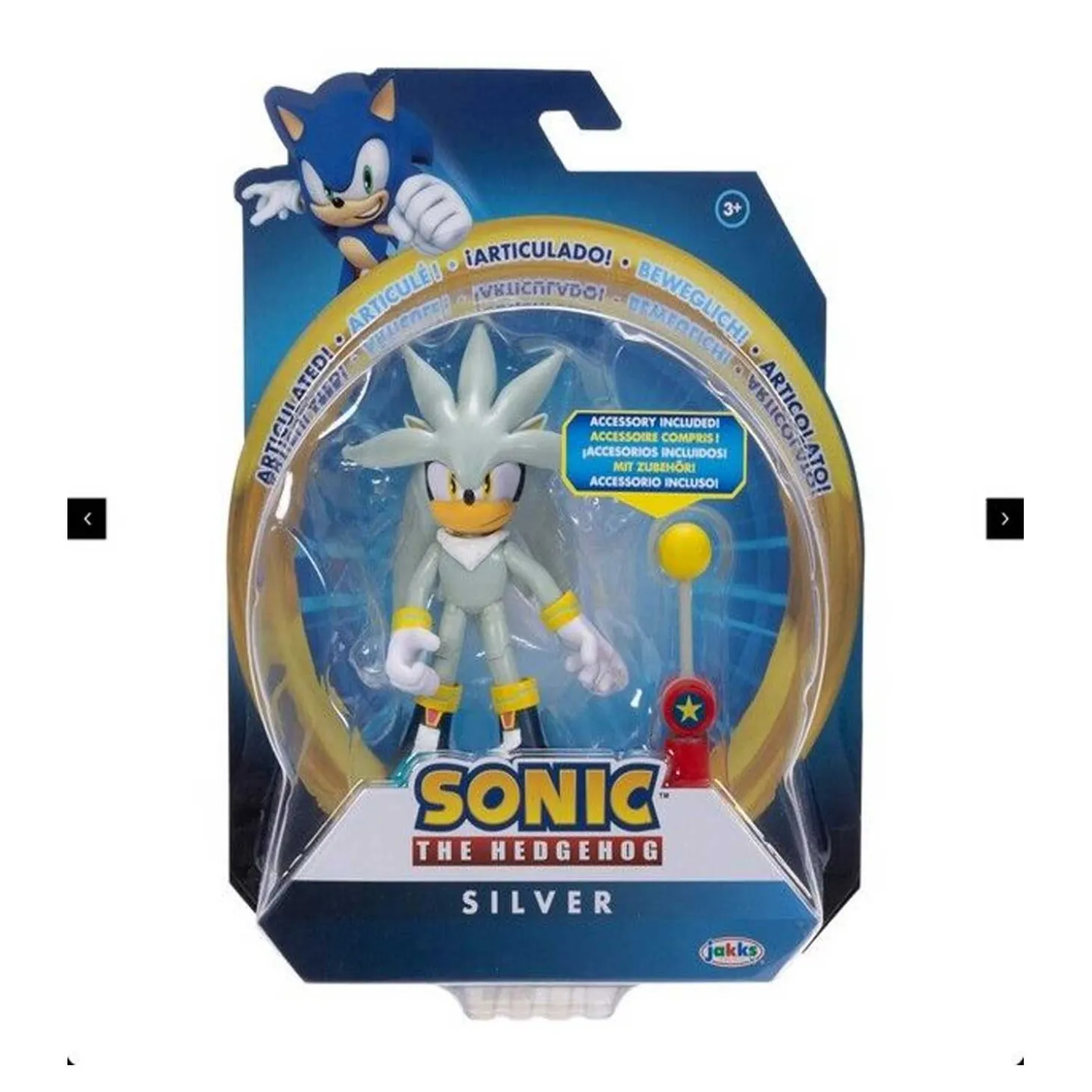 Sonic Personaggi Articolati 10 Cm Con Accessorio