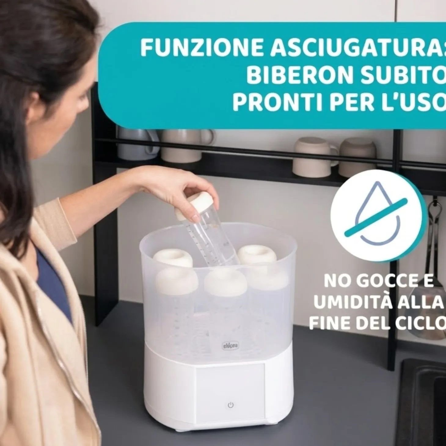 Sterilizzatore con asciugatura