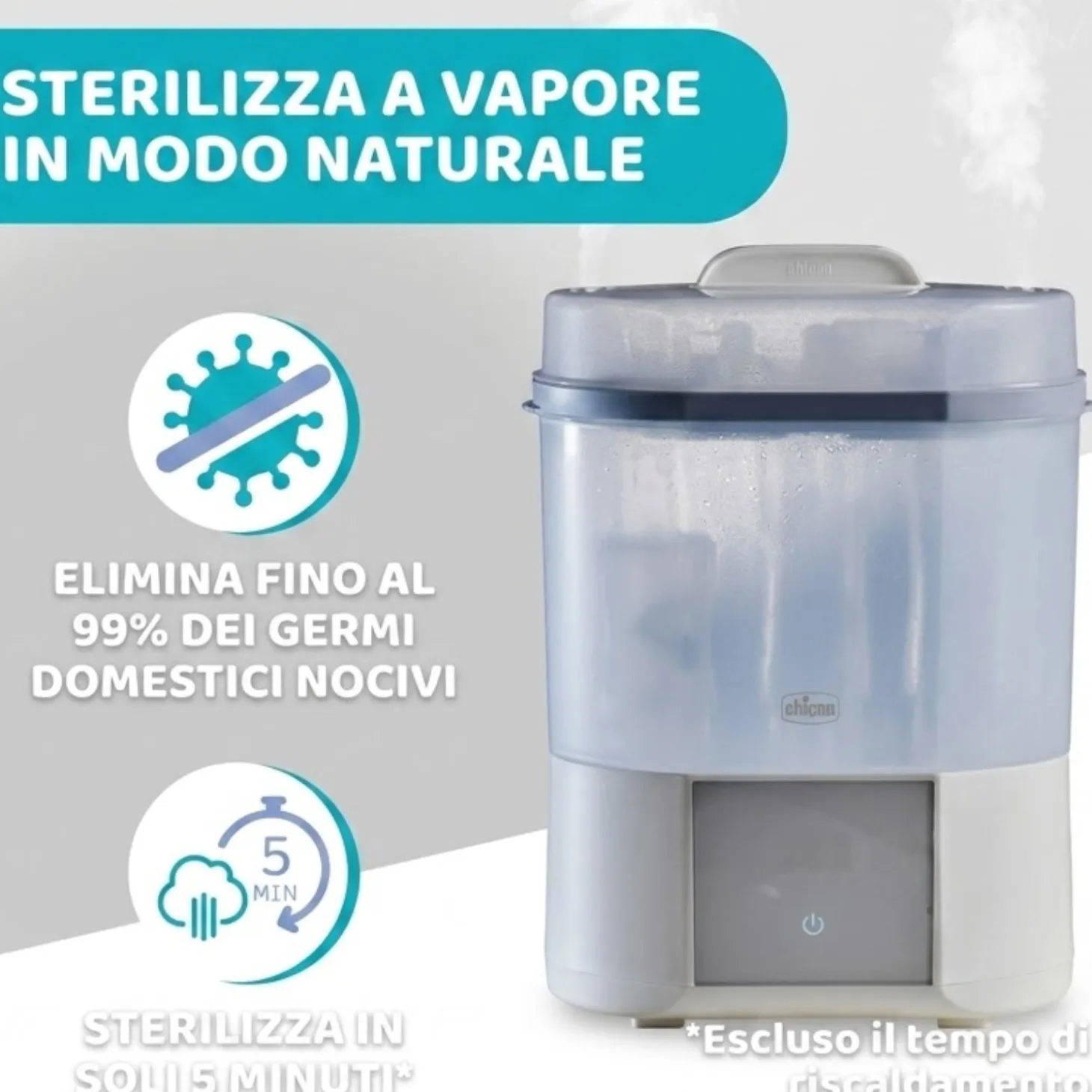 Sterilizzatore con asciugatura