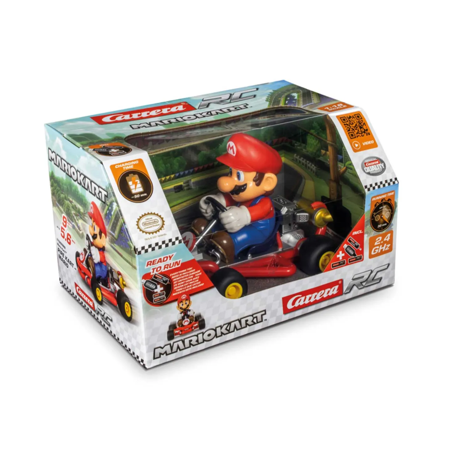 Super Mario Radiocomando Pipe Kart 2,4GHz
