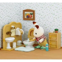 Sylvanian Families: Fratello Coniglio Cioccolato E Bagno