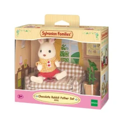 Sylvanian Families: Papà Coniglio Cioccolato E Divano