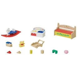 Sylvanian Families: Scatola Dei Giochi Per Bebè Coniglio Neve E Bebè Panda