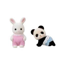 Sylvanian Families: Scatola Dei Giochi Per Bebè Coniglio Neve E Bebè Panda