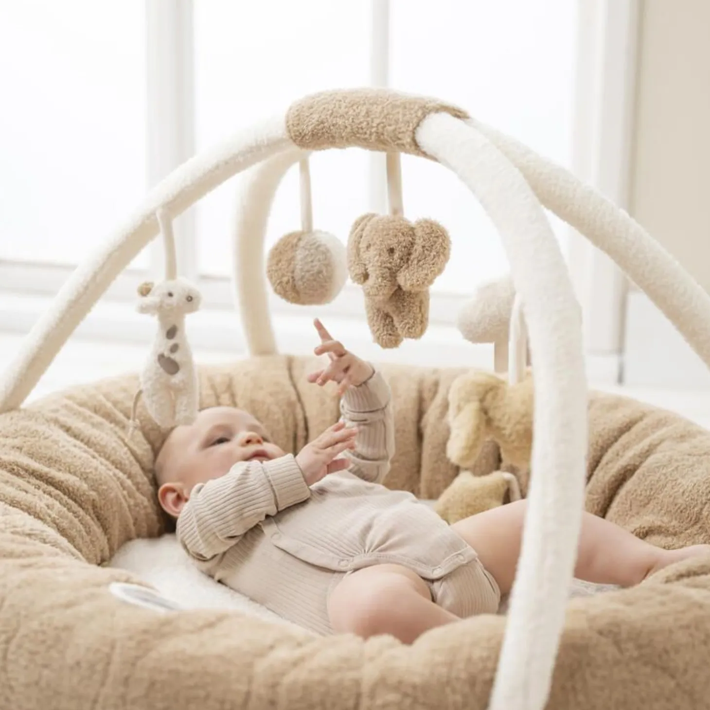 Teddy Tappeto Pouf Beige Ps26 C