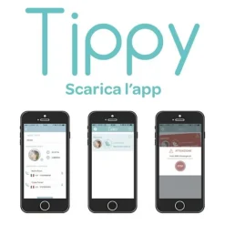 Tippy On Board Smart Pad Tippy Dispositivo Anti Abbandono in auto