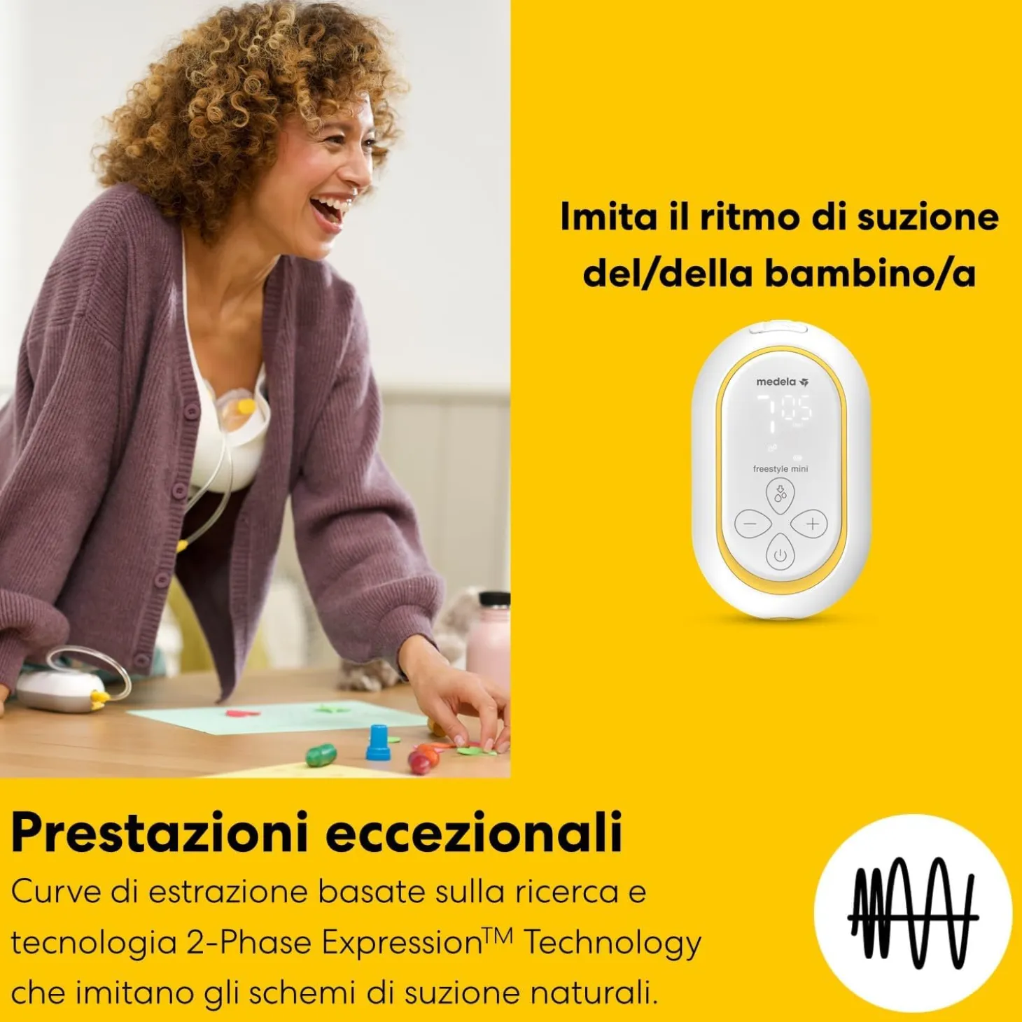 Tiralatte Freestyle Mini Hands Free Singolo