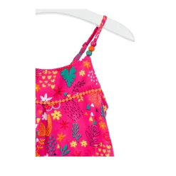 Top Fucsia in Stile Etnico Bambina Junior
