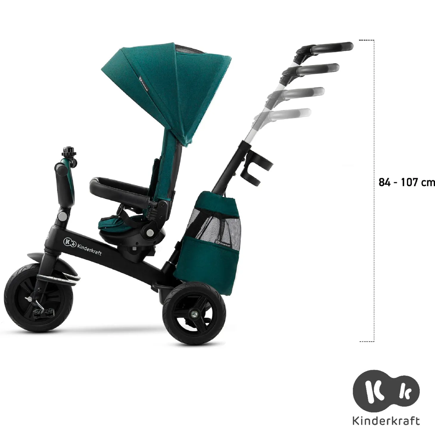 Triciclo EasyTwist da 9 mesi a 5 anni