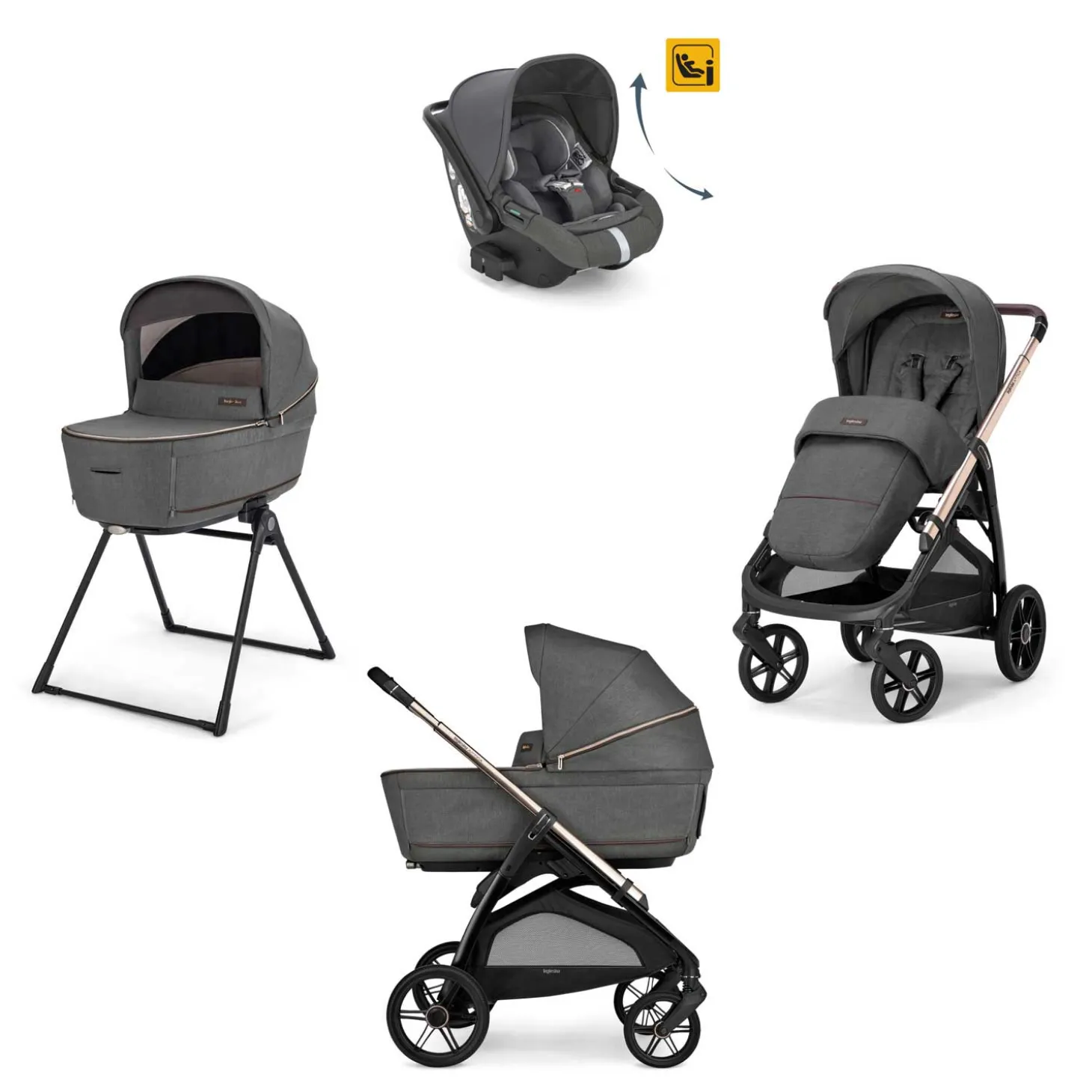 Trio Aptica 2025 Con Seggiolino Auto Darwin Recline