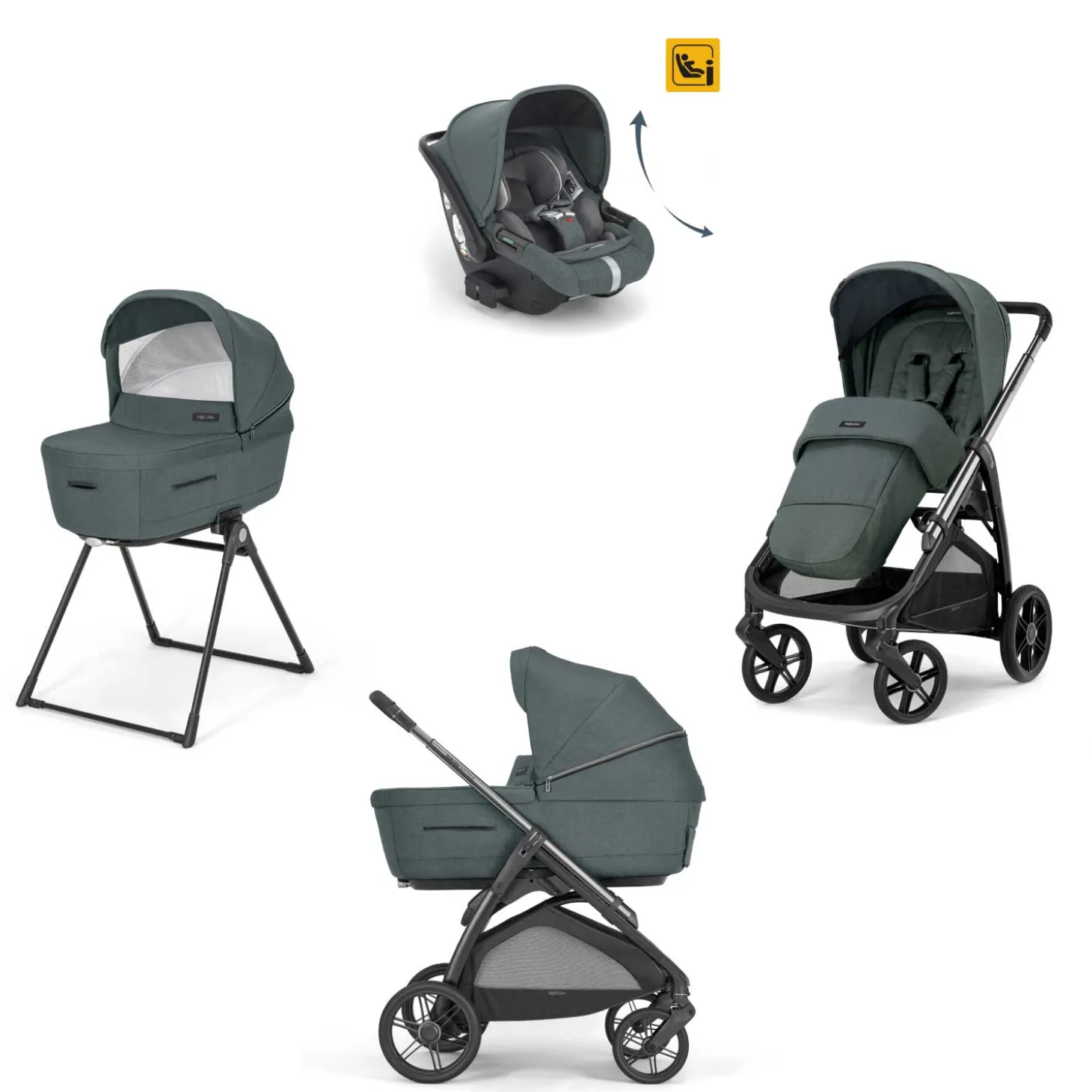 Trio Aptica 2025 Con Seggiolino Auto Darwin Recline