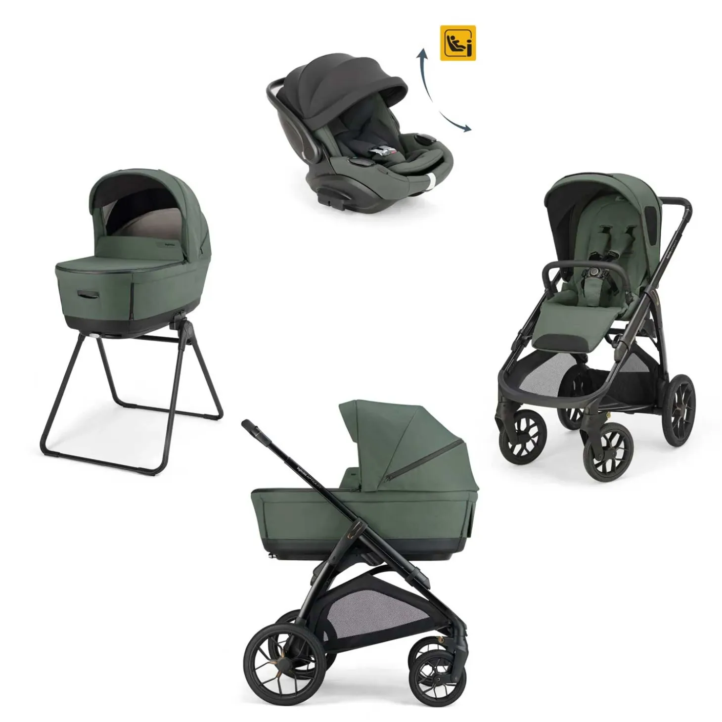 Trio Aptica XT 2026 Con Seggiolino Auto Darwin Recline Evo Isize