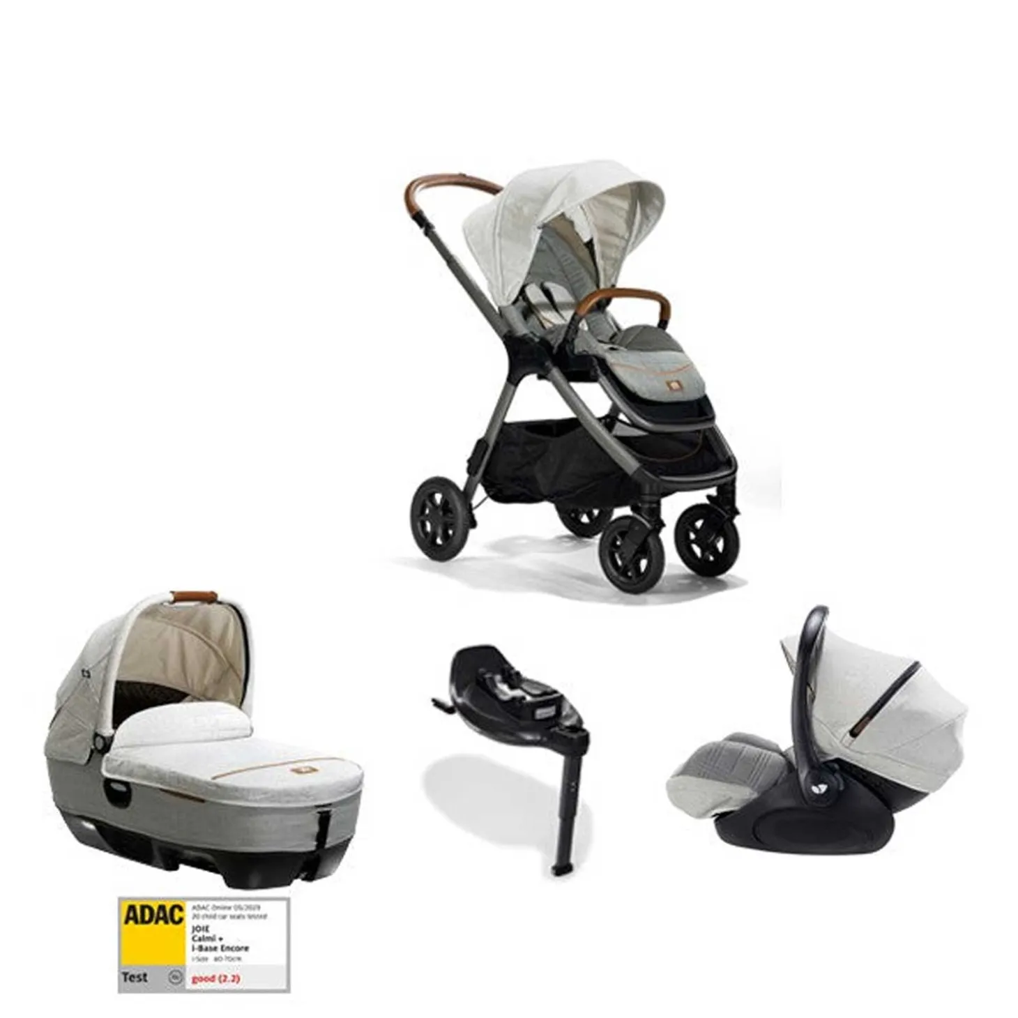 Trio Con Passeggino Finiti +Navicella Calmi + S.A. I Level Recline + Base Omaggio
