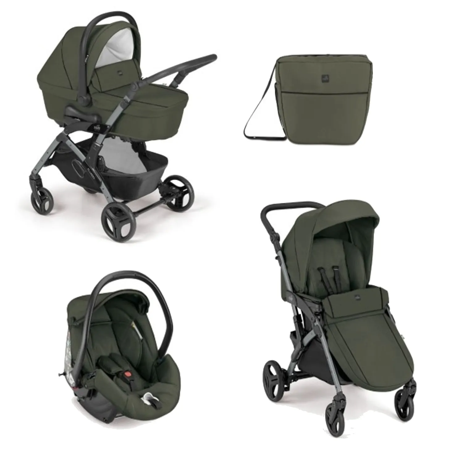 Trio Fluido Easy Con Seggiolino Auto Area 0+ Isize