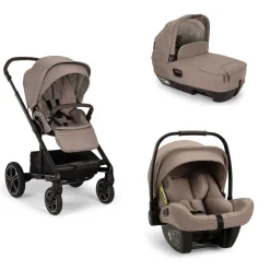 Trio Mixx Con Navicella Cari Next + Seggiolino Auto Pipa Next Isize