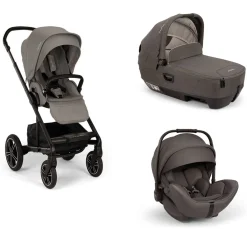 Trio Mixx Con Navicella Cari Next + Seggiolino Auto Pipa Next Isize