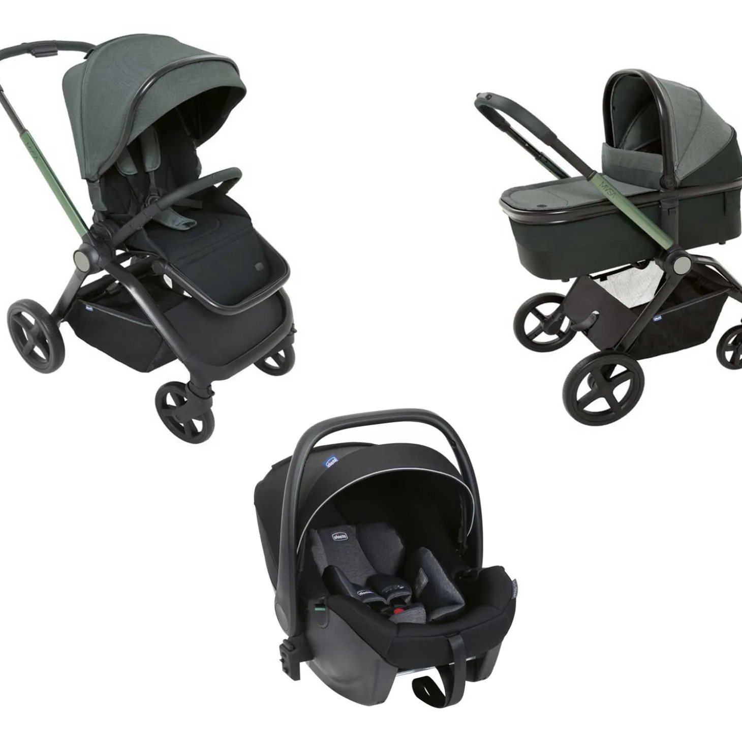 Trio Mysa Con Seggiolino Auto Kory Essential