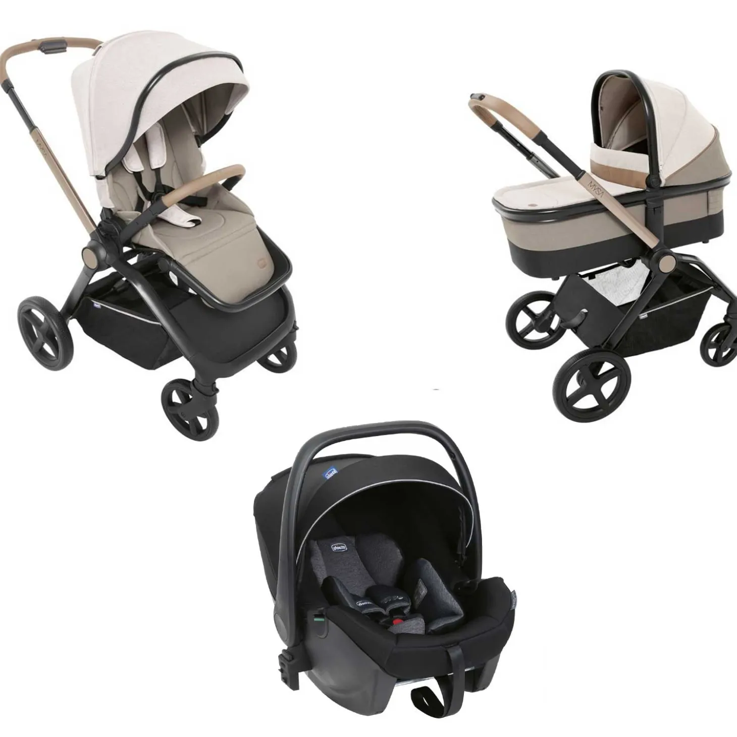 Trio Mysa Con Seggiolino Auto Kory Essential