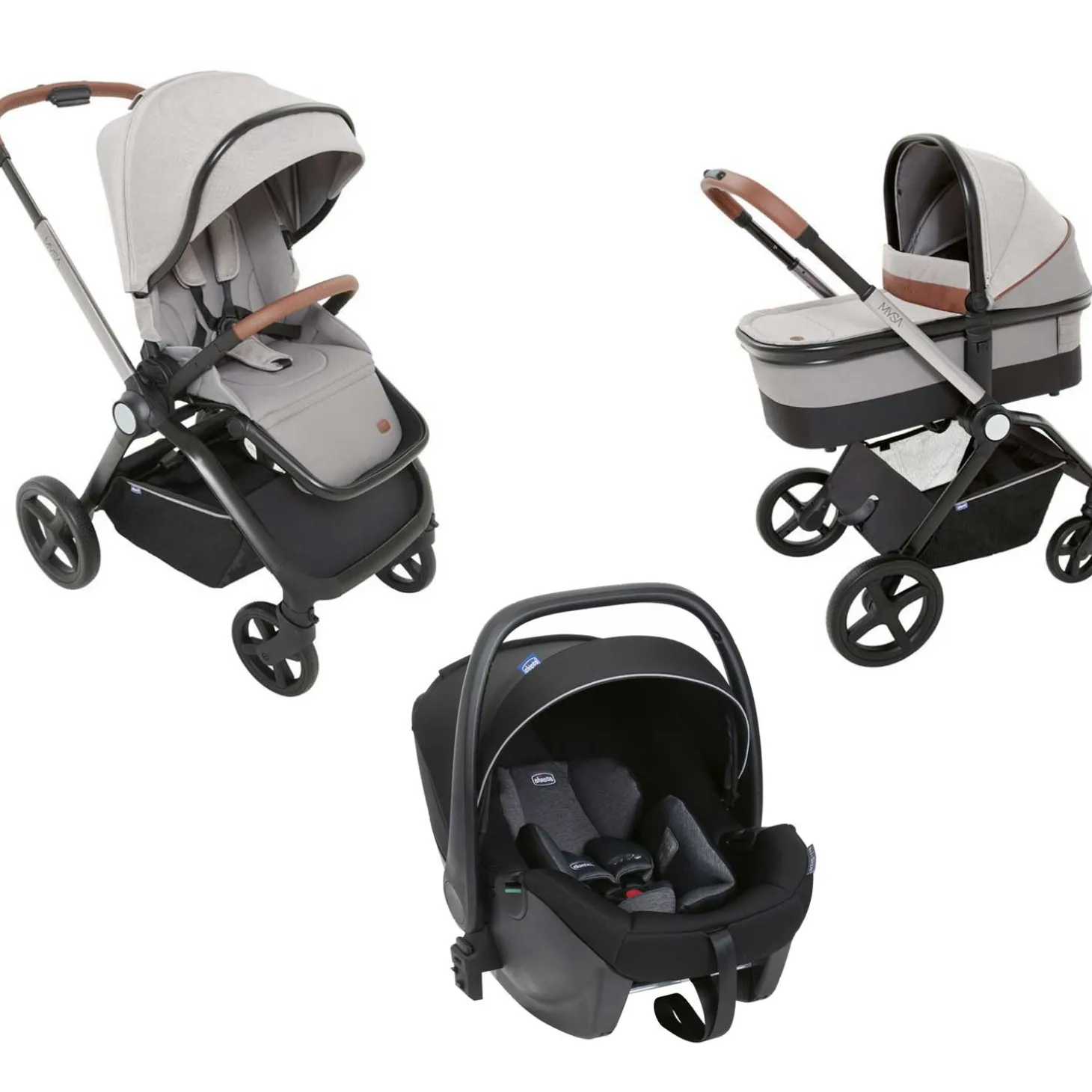 Trio Mysa Con Seggiolino Auto Kory Essential