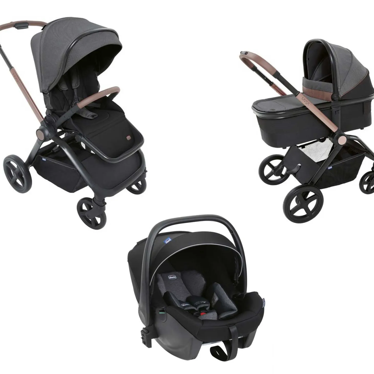 Trio Mysa Con Seggiolino Auto Kory Air Plus