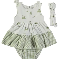 Vestito Con Mutandina + Cintura Kaki 160050