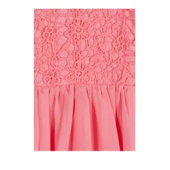 Vestito Elegante Rosa Corallo Bambina Junior