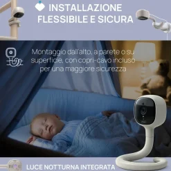 Video Baby Monitor Wi Fi Smart AI