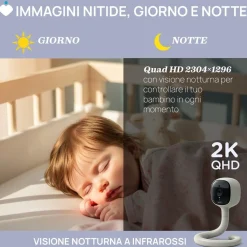 Video Baby Monitor Wi Fi Smart AI