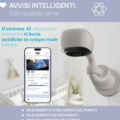 Video Baby Monitor Wi Fi Smart AI